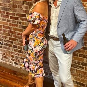 Hello Molly -FLORA BOTANICA MIDI DRESS BLACK